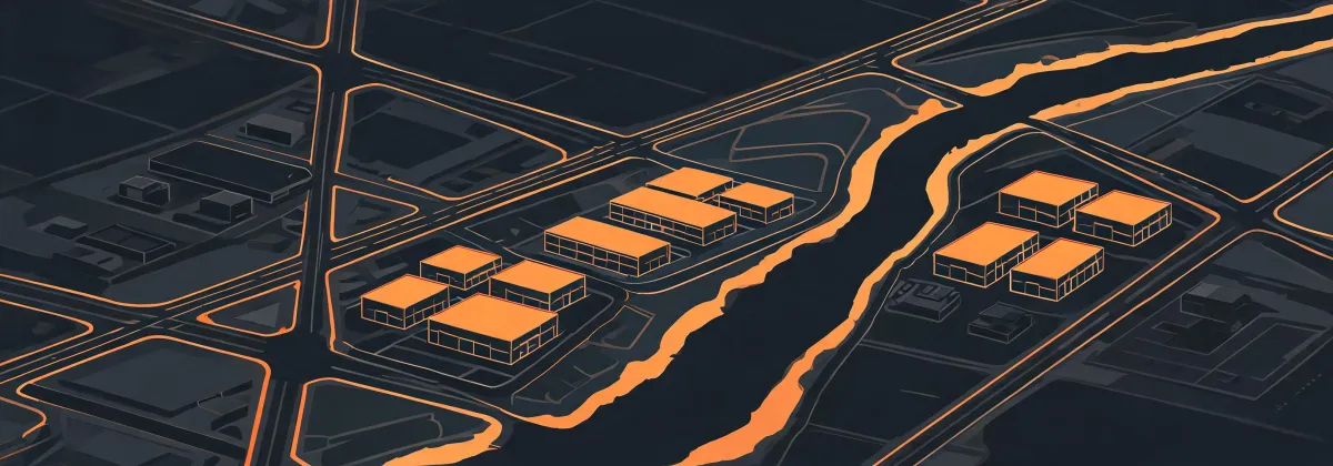 Map illustration of Doka project support office district